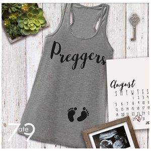 HP🎉NWOT Pregnancy announcement tank top